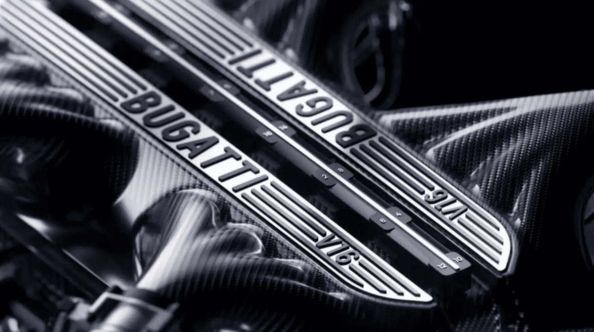 Bugatti показала свій новий чудовий двигун