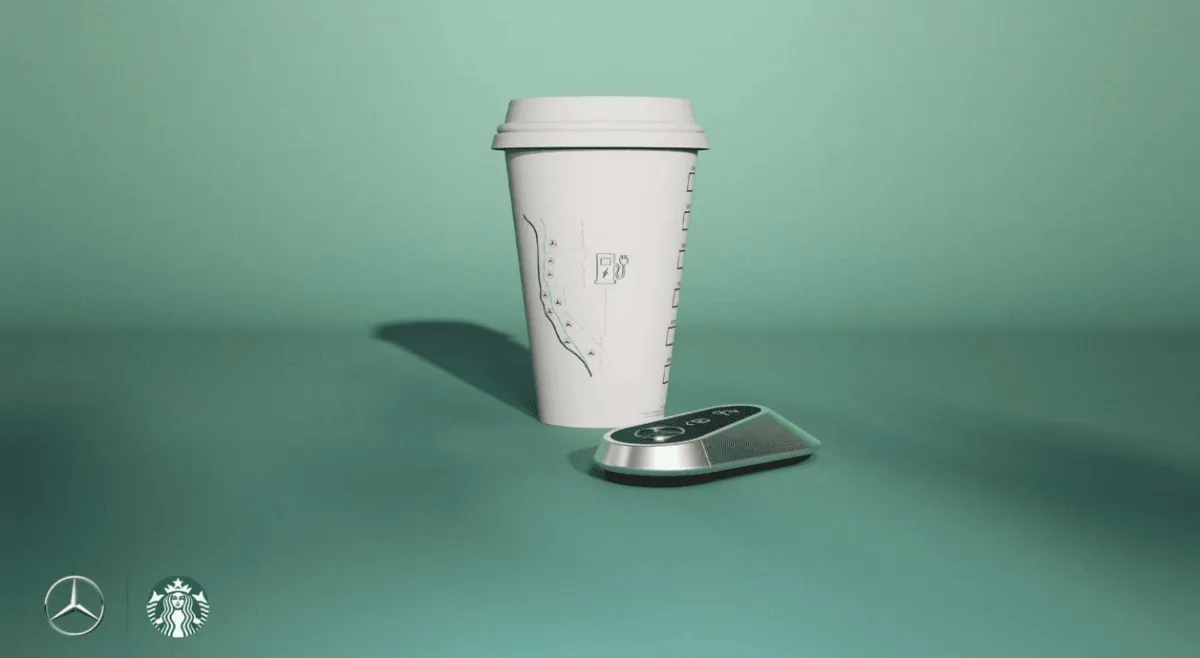 Mercedes-Benz Перетворює Зупинки на Starbucks у Зарядні Станції