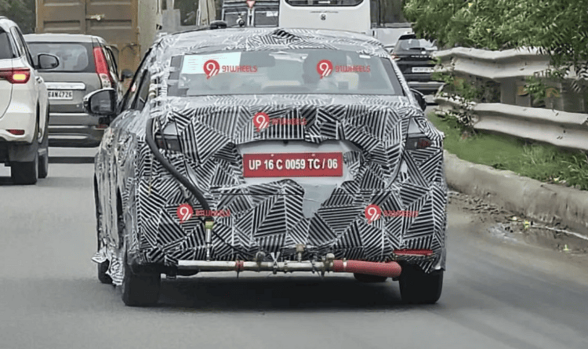 Honda Amaze нового покоління помітили на тестах