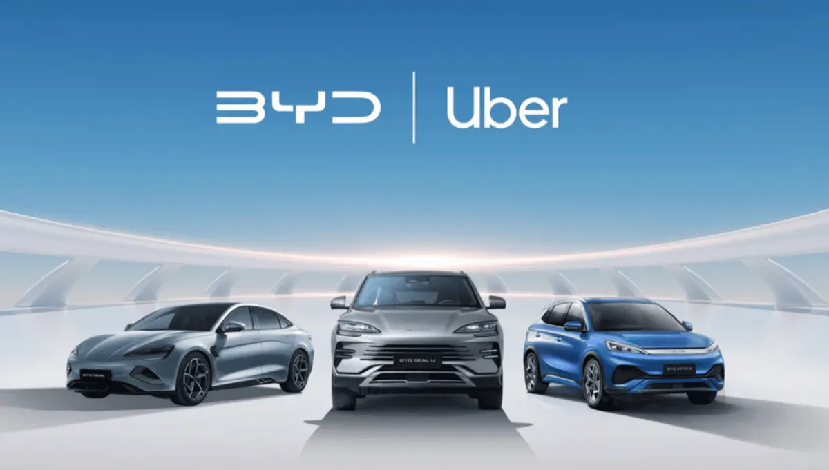 Uber анонсує масштабне партнерство з китайською BYD