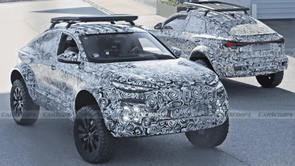 Audi готує новий спортивний електричний позашляховик Q6 Sportback e-tron для ралі Дакар