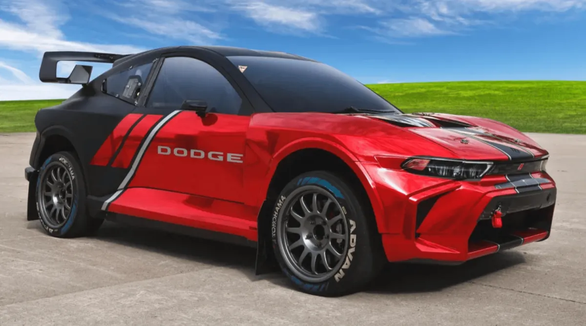 Цей електричний ралійний автомобіль Dodge має 1085 к.с. і розганяється до 100 км за 1,4 с