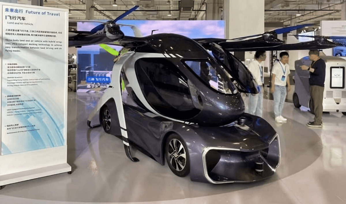 Безпілотний літаючий автомобіль Chery пролетів 80 км