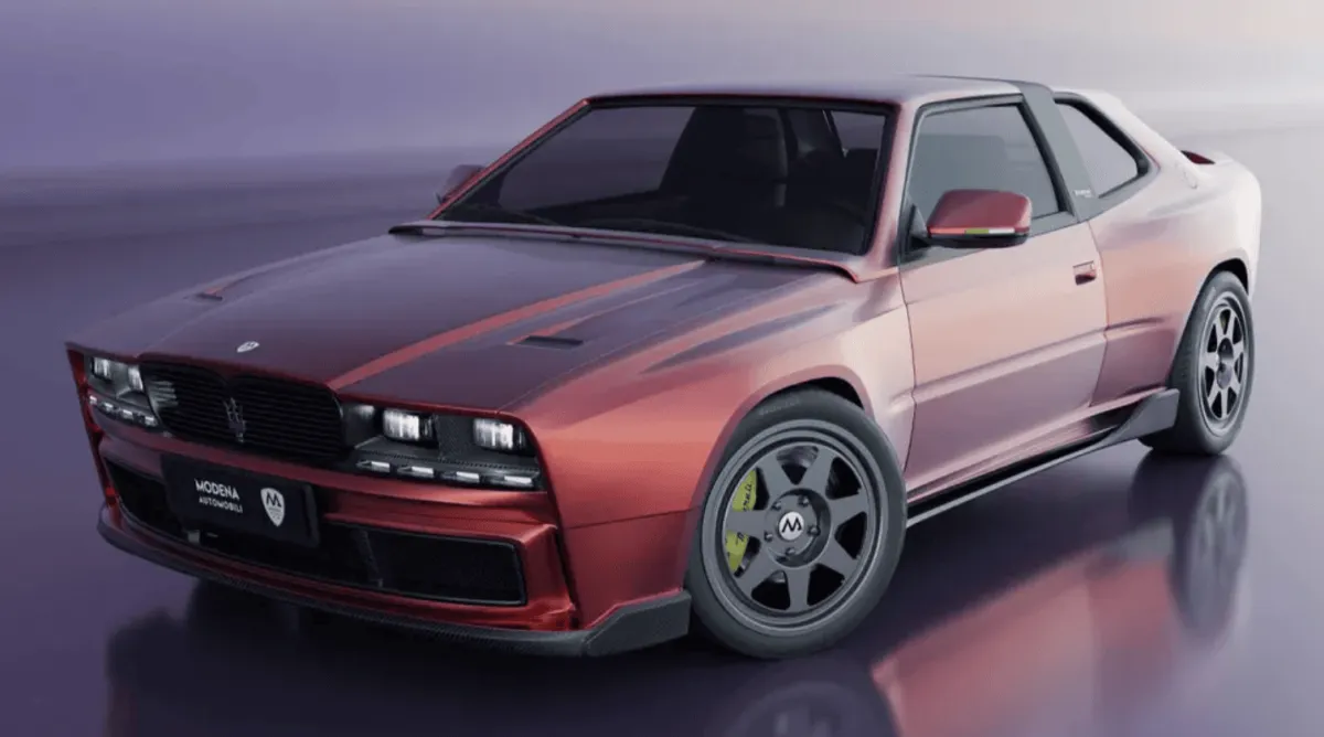 Modena Automobili представляє потужний рестомод Maserati Biturbo Shamal