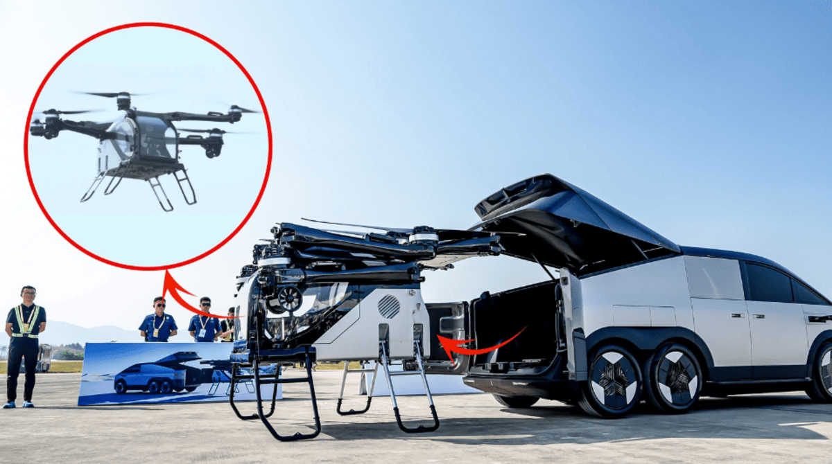 Модульний літаючий автомобіль Xpeng отримав понад 2000 замовлень після успішного публічного польоту