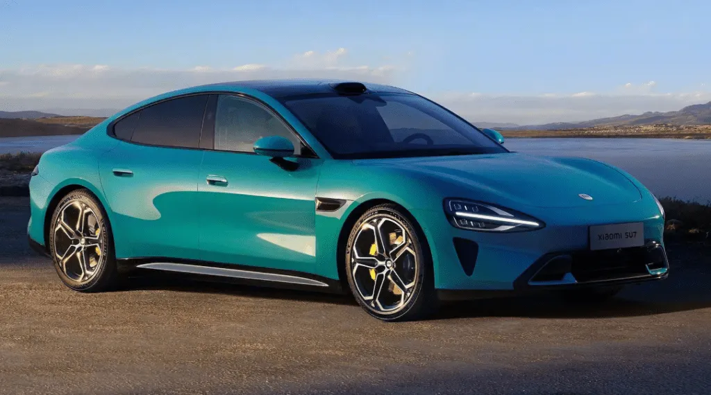 Xiaomi прогнозує рекордні продажі електричних автомобілів, зокрема моделі SU7