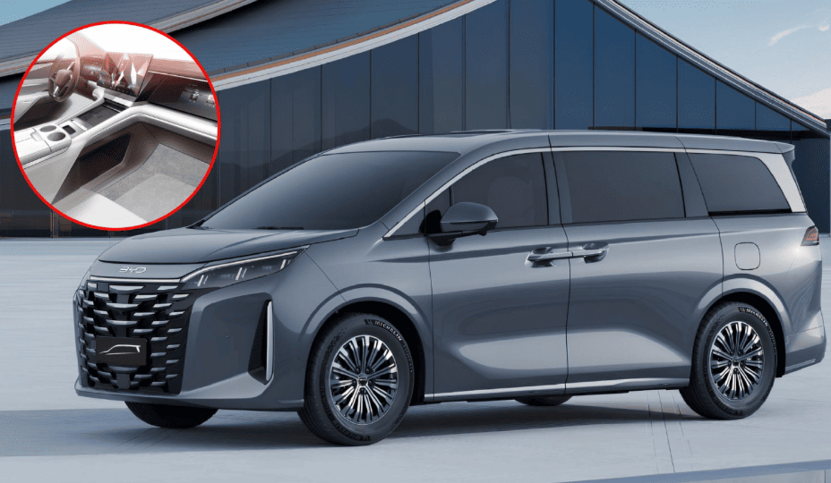 Інтер’єр BYD Xia MPV представлений на офіційних зображеннях до прем’єри