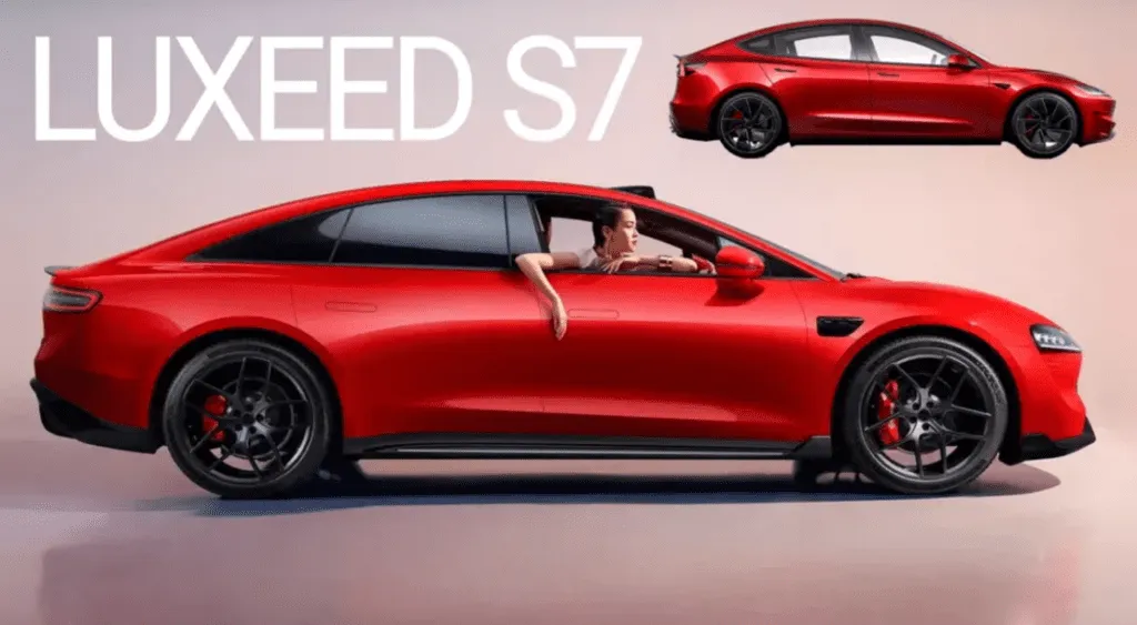 Luxeed оновлює електричний седан S7 на 2025 рік, знижуючи ціну для конкуренції з Tesla Model 3