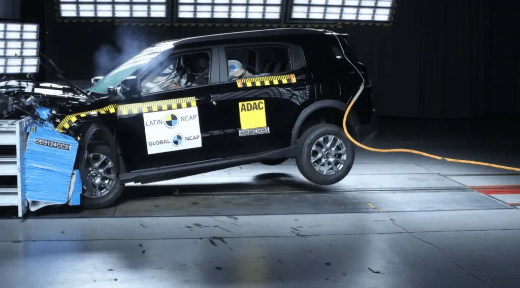 Citroën Aircross отримав нуль зірок у краш-тесті Latin NCAP через низький рівень безпеки