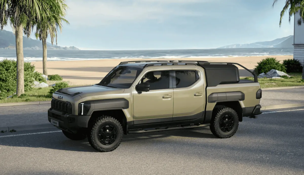 Kia Tasman натякає на можливий позашляховик, але на даний момент це лише концепт