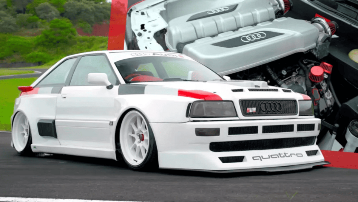 Модифікований Audi S2 став справжнім монстром на дорозі