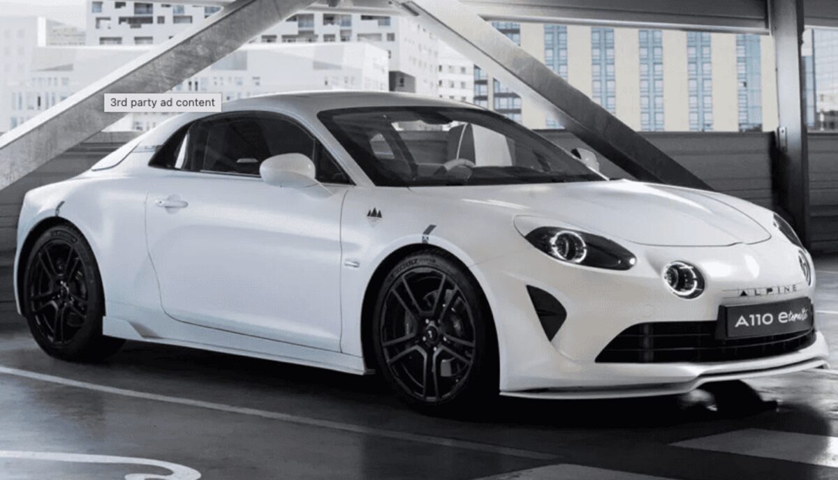 Alpine розробляє новий електричний спортивний автомобіль A310 на 2028 рік