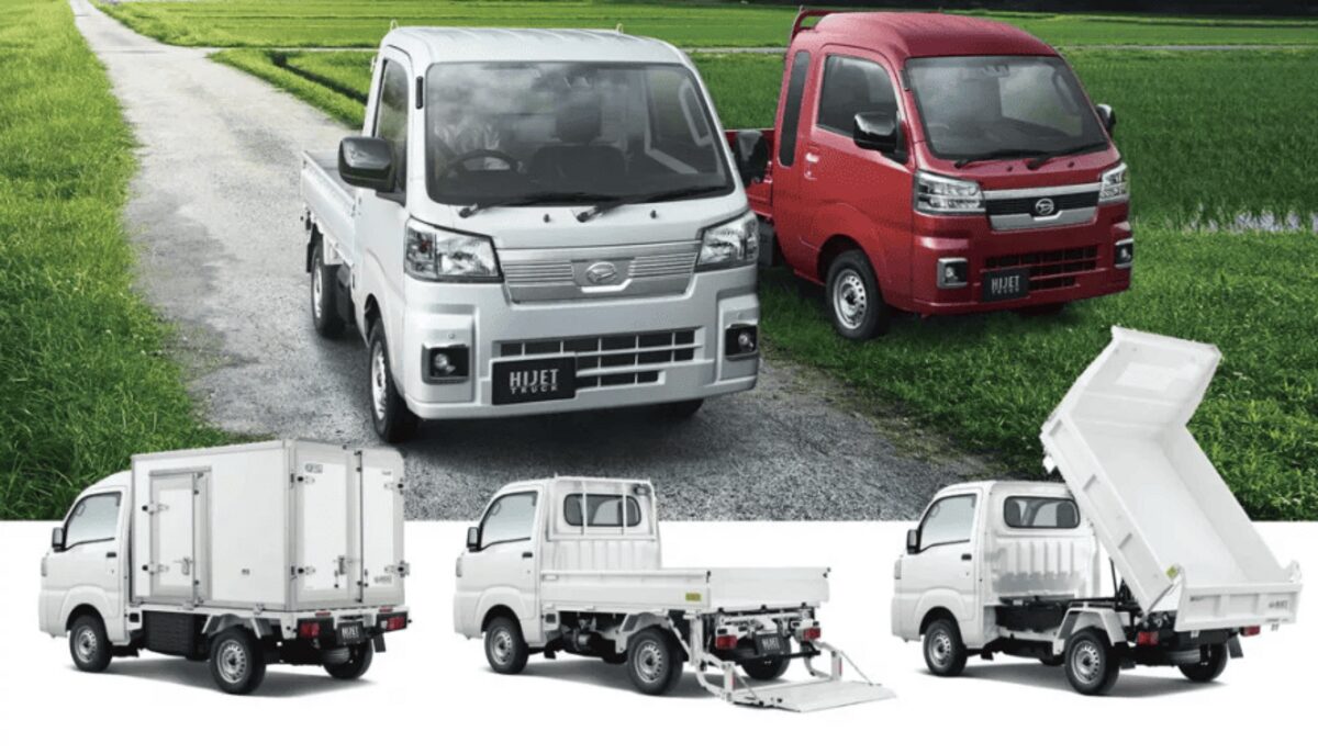Daihatsu оновила вантажівку Hijet kei на 2025 рік із новими функціями безпеки