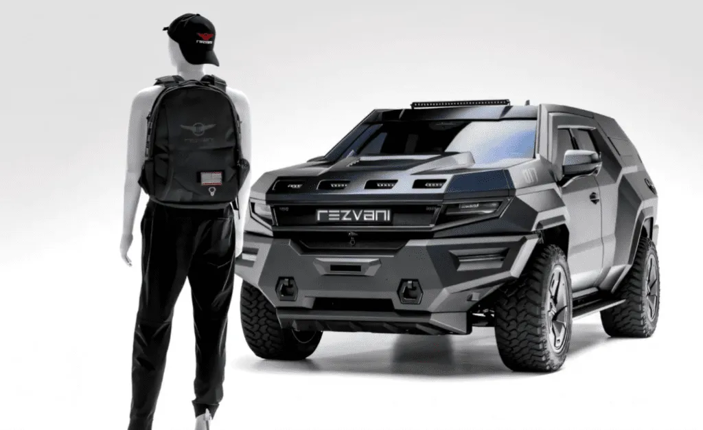 Rezvani презентує куленепробивний рюкзак для підвищення безпеки