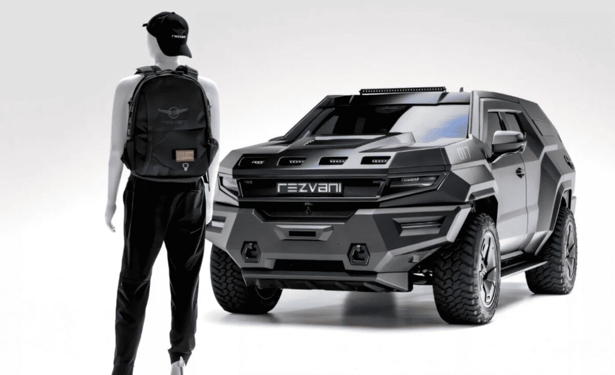 Rezvani презентує куленепробивний рюкзак для підвищення безпеки