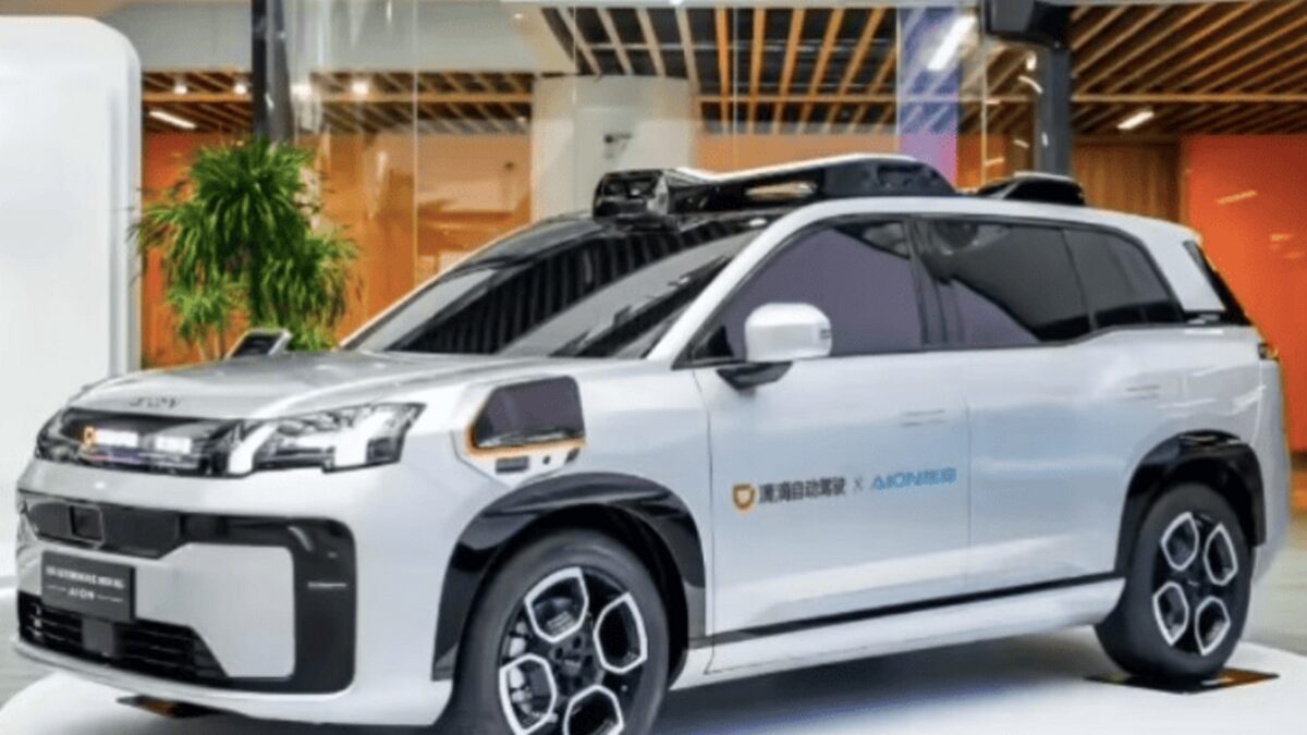 GAC Aion і DiDi презентували перший спільний роботаксі з автономністю четвертого рівня