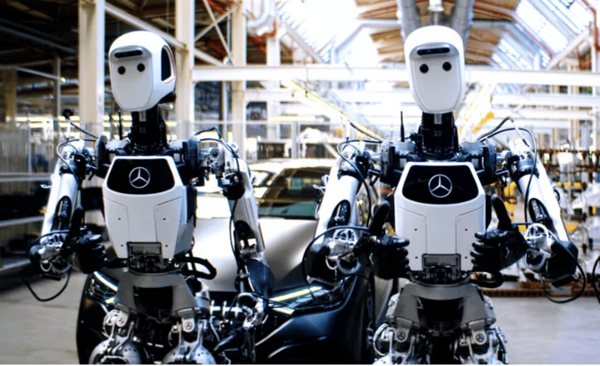Mercedes наймає роботів: гуманоїди вже працюють на заводі в Берліні
