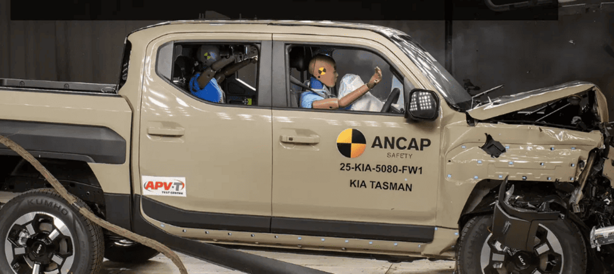 Kia Tasman отримав п’ять зірок за безпеку(відео)