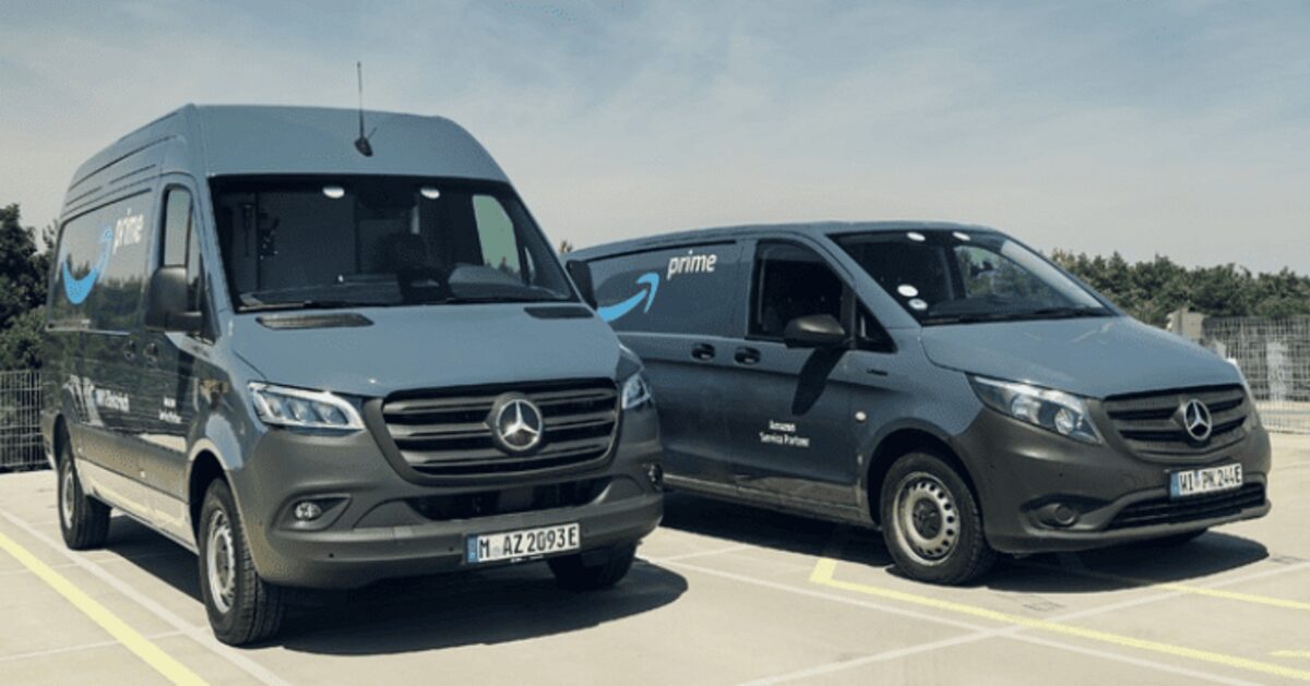 Mercedes постачає електровантажівки Amazon у Європу