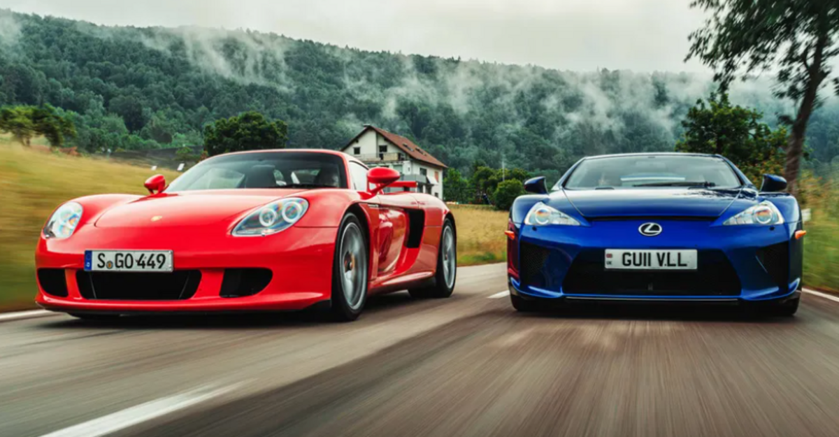 Дві легенди V10: LFA і Carrera GT(відео +фото)