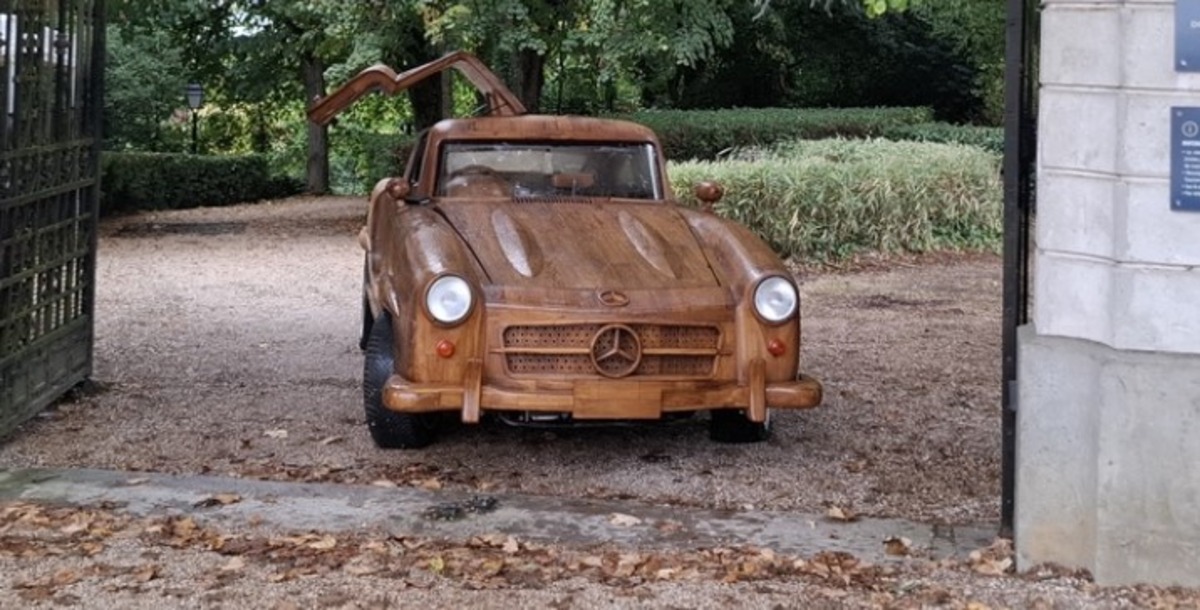 Mercedes з дерева: шедевр на колесах (фото)