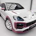Сміливий тюнінг: Cayenne Coupé з рожевим карбоном (фото)