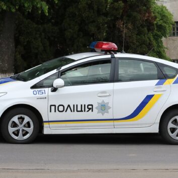 Автомобіль патрульної поліції у Вінниці