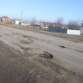 Вибоїни на дорозі Т-20-16 біля Бучача на Тернопільщині