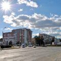 Автомобілі на Збаразькому кільці в Тернополі