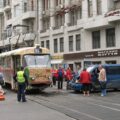 Наслідки ДТП за участю трамвая і мікроавтобуса в Харкові