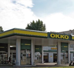 АЗС OKKO з колонками дизельного пального