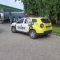 Корпоративний Renault Duster охоронної компанії на АЗС у Дніпрі