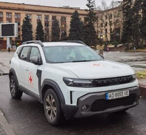 Renault Duster третього покоління Товариства Червоного Хреста України в Дніпрі