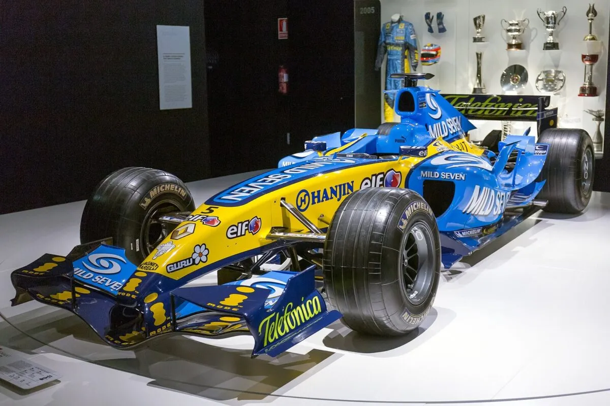 Renault R25 у музеї Фернандо Алонсо