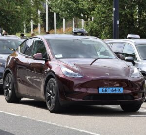 Tesla Model Y у Роттердамі
